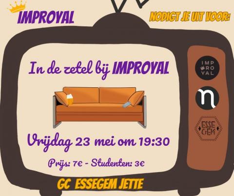 In de zetel bij impRoyal op 23 mei